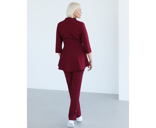 Изображение 2 Women's medical suit Michelle Marsala b. 40, "WHITE ROBE" 308-326-738, Size: 40, Color: marsala