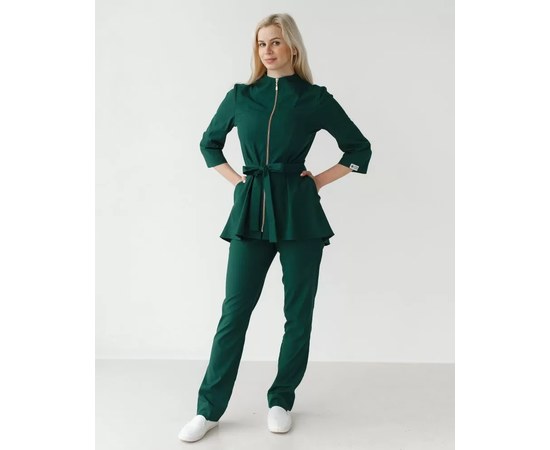 Изображение  Women's medical suit Michelle green s. 40, "WHITE ROBE" 308-350-738, Size: 40, Color: green