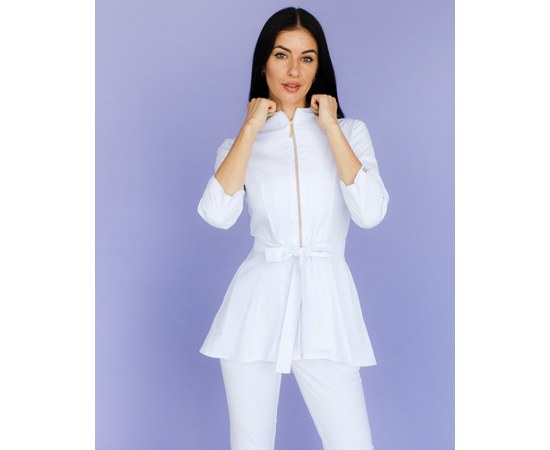 Изображение 3 Women's medical suit Michelle white s. 40, "WHITE ROBE" 308-324-738, Size: 40, Color: white