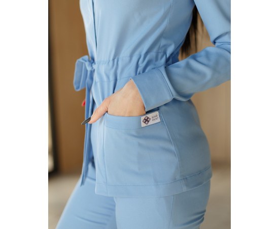 Изображение 3 Women's medical suit Montana blue s. 52, "WHITE ROBE" 332-333-715, Size: 52, Color: blue light