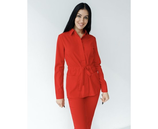 Изображение 3 Women's medical suit Montana red s. 54, "WHITE ROBE" 332-339-715, Size: 54, Color: red