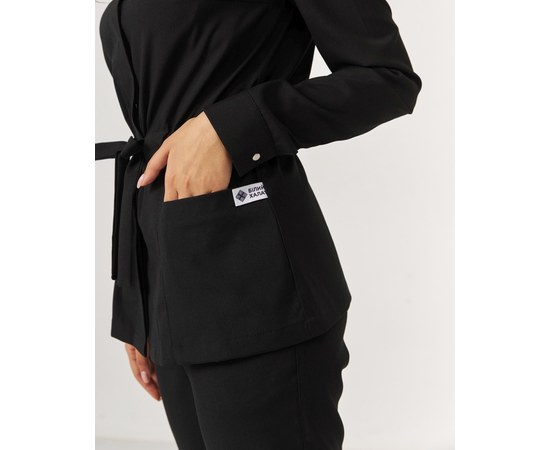 Изображение 4 Women's medical suit Montana black s. 50, "WHITE ROBE" 332-321-715, Size: 50, Color: black