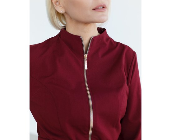 Изображение 4 Women's medical suit Michelle Marsala b. 40, "WHITE ROBE" 308-326-738, Size: 40, Color: marsala