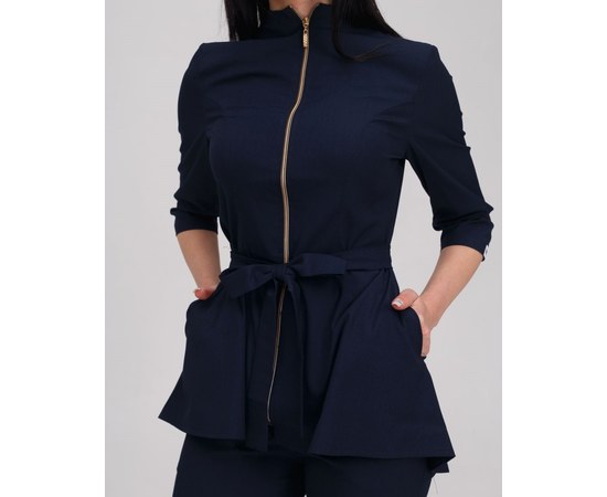 Изображение 4 Women's medical suit Michelle dark blue s. 42, "WHITE ROBE" 308-406-738, Size: 42, Color: navy blue