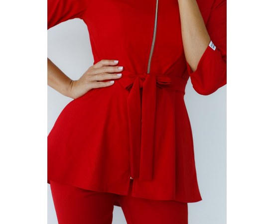 Изображение 4 Women's medical suit Michelle red s. 42, "WHITE ROBE" 308-339-738, Size: 42, Color: red
