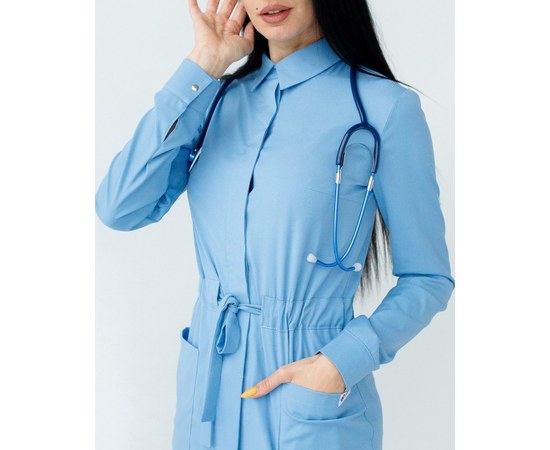 Изображение 5 Women's medical suit Montana blue s. 40, "WHITE ROBE" 332-333-715, Size: 40, Color: blue light