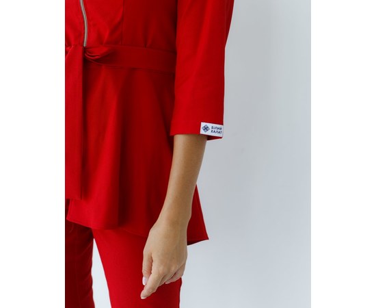Изображение 5 Women's medical suit Michelle red s. 42, "WHITE ROBE" 308-339-738, Size: 42, Color: red