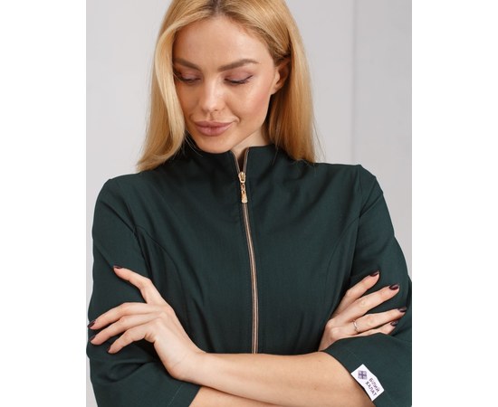 Изображение 5 Women's medical suit Michelle dark green s. 40, "WHITE ROBE" 308-430-738, Size: 40, Color: dark green