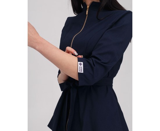 Изображение 5 Women's medical suit Michelle dark blue s. 42, "WHITE ROBE" 308-406-738, Size: 42, Color: navy blue
