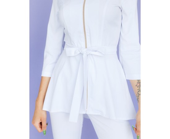 Изображение 7 Women's medical suit Michelle white s. 40, "WHITE ROBE" 308-324-738, Size: 40, Color: white