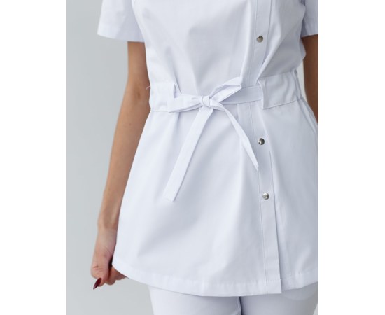 Изображение 7 Women's medical suit Naomi white s. 40, "WHITE ROBE" 331-324-679, Size: 40, Color: white