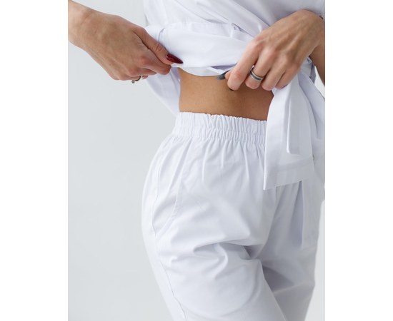 Изображение 8 Women's medical suit Naomi white s. 52, "WHITE ROBE" 331-324-679, Size: 52, Color: white