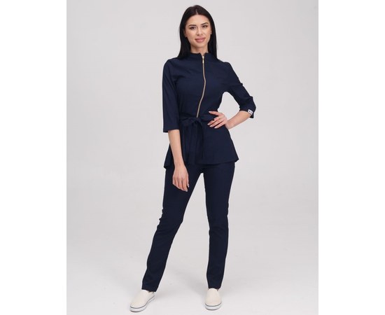 Изображение 8 Women's medical suit Michelle dark blue s. 42, "WHITE ROBE" 308-406-738, Size: 42, Color: navy blue