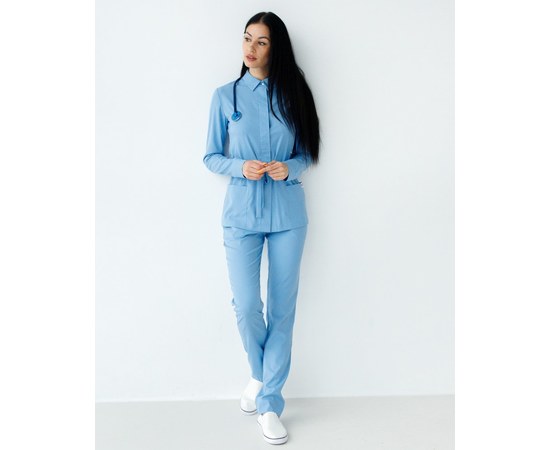 Изображение 8 Women's medical suit Montana blue s. 50, "WHITE ROBE" 332-333-715, Size: 50, Color: blue light