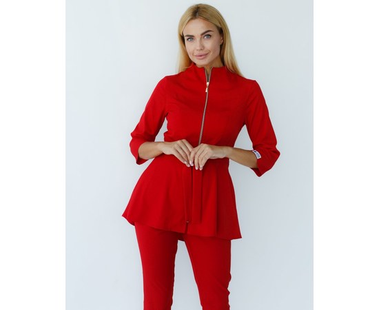 Изображение 8 Women's medical suit Michelle red s. 42, "WHITE ROBE" 308-339-738, Size: 42, Color: red