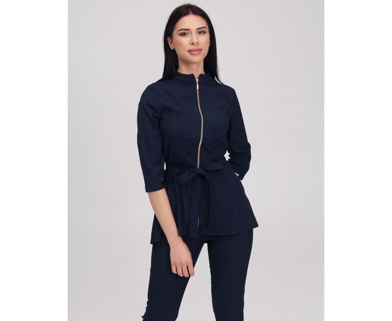 Изображение 9 Women's medical suit Michelle dark blue s. 42, "WHITE ROBE" 308-406-738, Size: 42, Color: navy blue