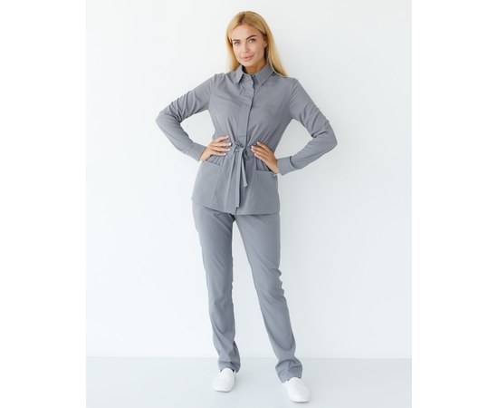 Изображение 9 Women's medical suit Montana gray s. 48, "WHITE ROBE" 332-328-715, Size: 48, Color: grey
