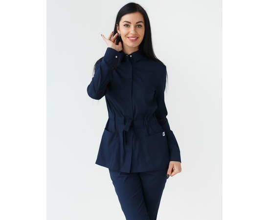 Изображение 4 Women's medical suit Montana dark blue s. 52, "WHITE ROBE" 332-406-715, Size: 52, Color: navy blue