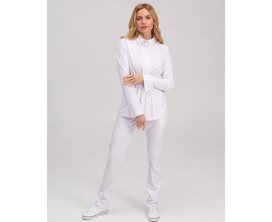 Изображение  Women's medical suit Montana white s. 40, "WHITE ROBE" 332-324-715, Size: 40, Color: white