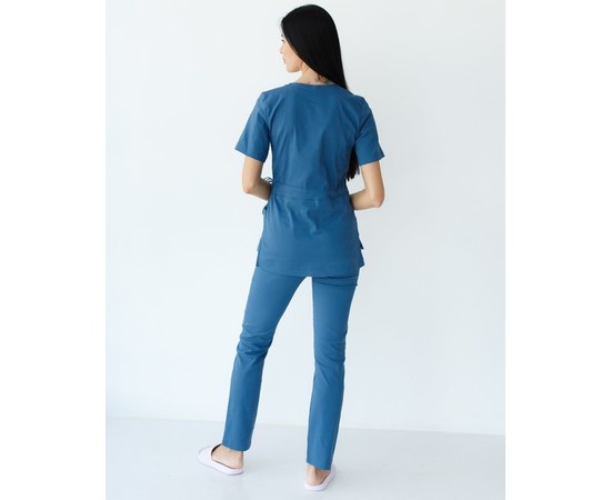 Изображение 2 Women's medical suit Rio blue s. 46, "WHITE ROBE" 135-322-707, Size: 46, Color: blue