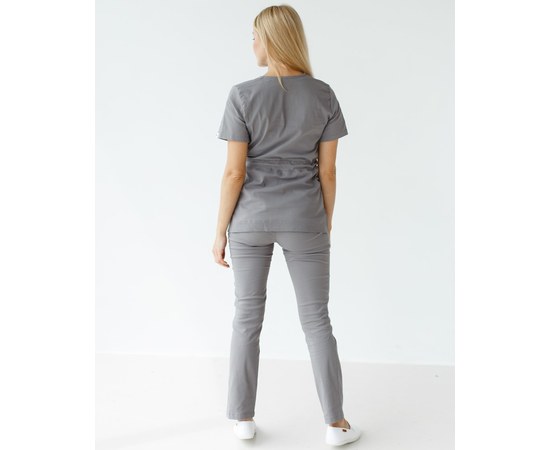 Изображение 2 Women's medical suit Rio gray s. 40, "WHITE ROBE" 135-328-707, Size: 40, Color: grey