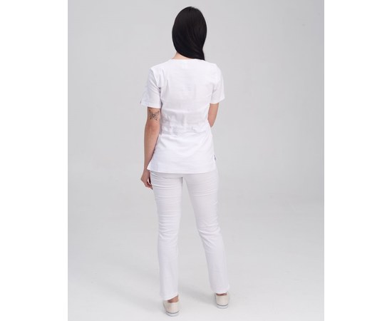 Изображение 2 Women's medical suit Rio white s. 50, "WHITE ROBE" 135-324-707, Size: 50, Color: white