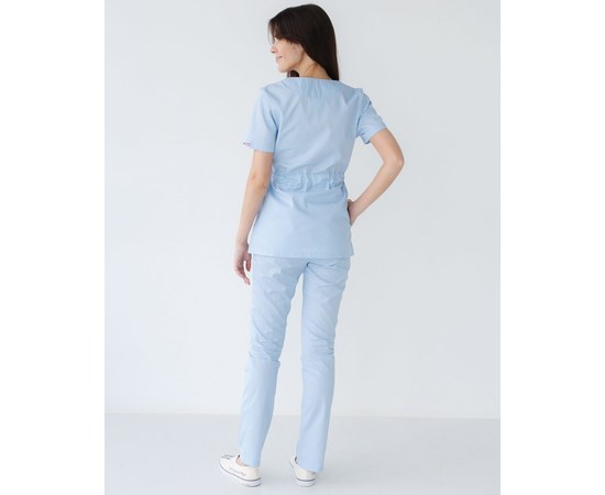 Изображение 2 Women's medical suit Naomi azure s. 44, "WHITE ROBE" 331-462-679, Size: 44, Color: azure