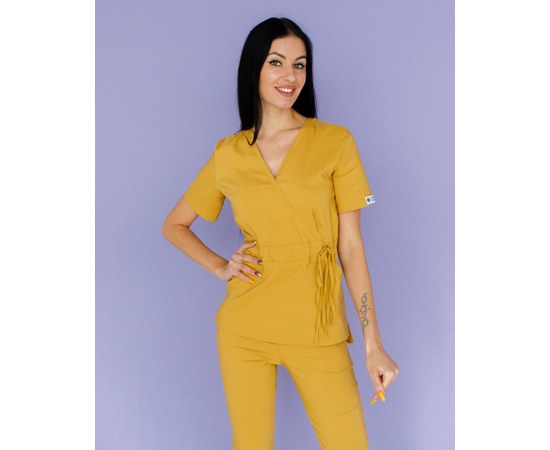 Изображение 2 Women's medical suit Rio mustard s. 52, "WHITE ROBE" 135-395-715, Size: 52, Color: mustard