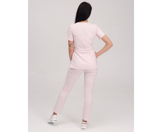 Изображение 2 Women's medical suit Rio pale pink s. 46, "WHITE ROBE" 135-358-715, Size: 46, Color: нежно-розовый
