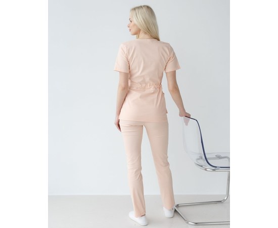 Изображение 2 Women's medical suit Rio peach s. 44, "WHITE ROBE" 135-338-715, Size: 44, Color: peach