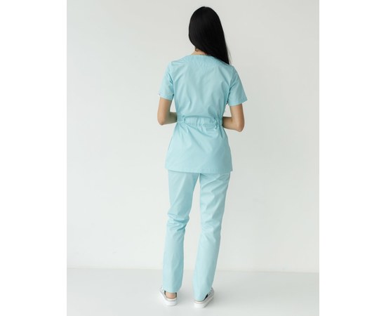 Изображение 2 Women's medical suit Naomi mint s. 50, "WHITE ROBE" 331-332-679, Size: 50, Color: mint