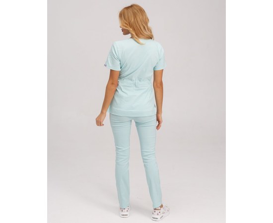 Изображение 2 Women's medical suit Rio mint s. 48, "WHITE ROBE" 135-332-715, Size: 48, Color: mint