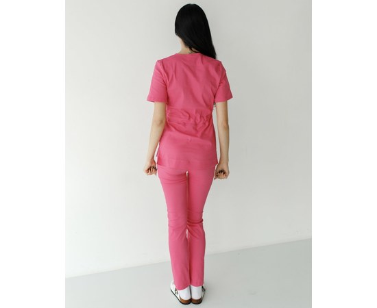Изображение  Women's medical suit Rio pink s. 48, "WHITE ROBE" 135-337-707, Size: 48, Color: pink