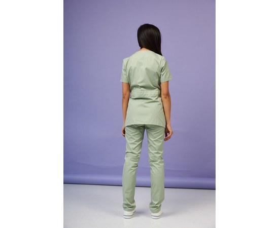 Изображение 3 Women's medical suit Naomi pistachio s. 54, "WHITE ROBE" 331-396-679, Size: 54, Color: pistachio