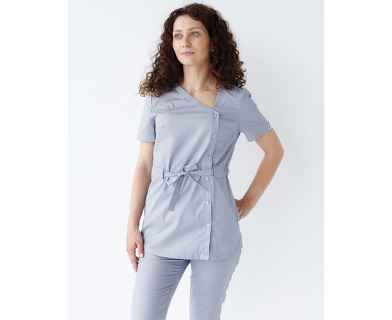 Изображение 3 Women's medical suit Naomi gray s. 54, "WHITE ROBE" 331-328-679, Size: 54, Color: grey