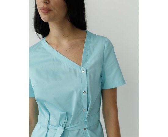 Изображение 4 Women's medical suit Naomi mint s. 50, "WHITE ROBE" 331-332-679, Size: 50, Color: mint
