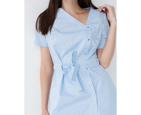 Изображение 4 Women's medical suit Naomi azure s. 48, "WHITE ROBE" 331-462-679, Size: 48, Color: azure