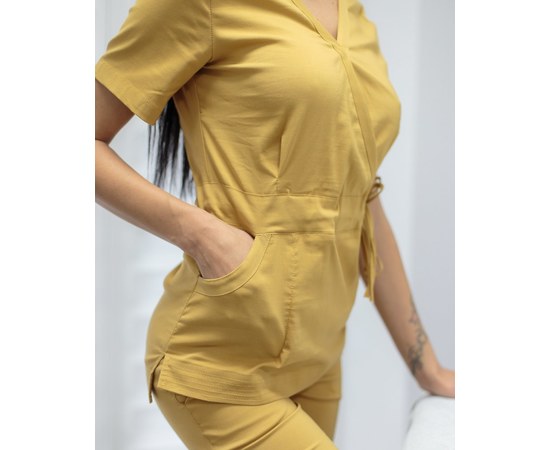 Изображение 4 Women's medical suit Rio mustard s. 40, "WHITE ROBE" 135-395-715, Size: 40, Color: mustard