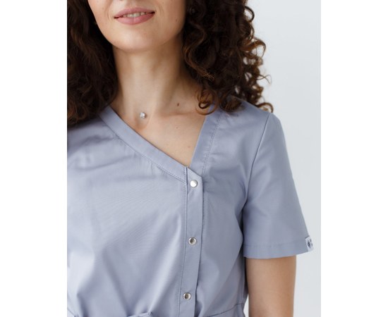 Изображение 4 Women's medical suit Naomi gray s. 52, "WHITE ROBE" 331-328-679, Size: 52, Color: grey