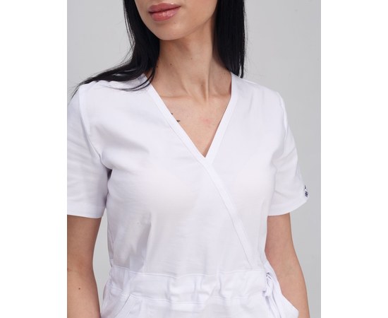Изображение 4 Women's medical suit Rio white s. 42, "WHITE ROBE" 135-324-707, Size: 42, Color: white