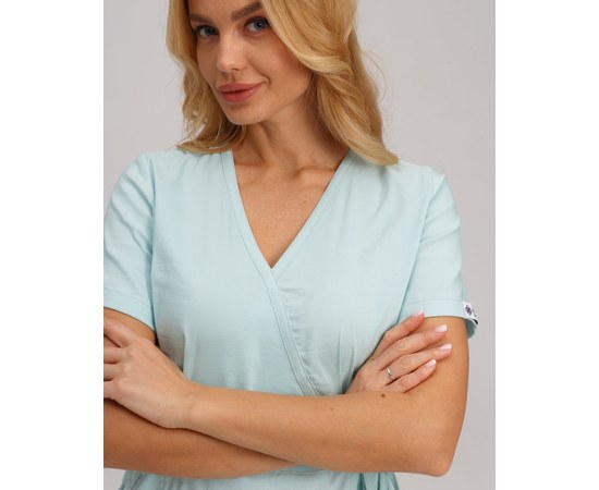 Изображение 4 Women's medical suit Rio mint s. 48, "WHITE ROBE" 135-332-715, Size: 48, Color: mint