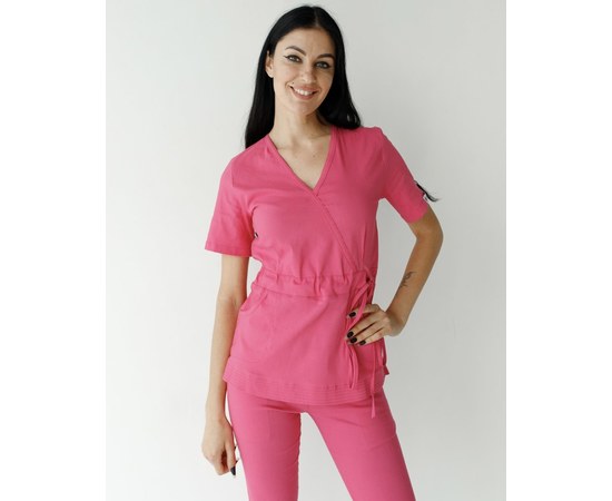 Изображение 2 Women's medical suit Rio pink s. 54, "WHITE ROBE" 135-337-707, Size: 54, Color: pink
