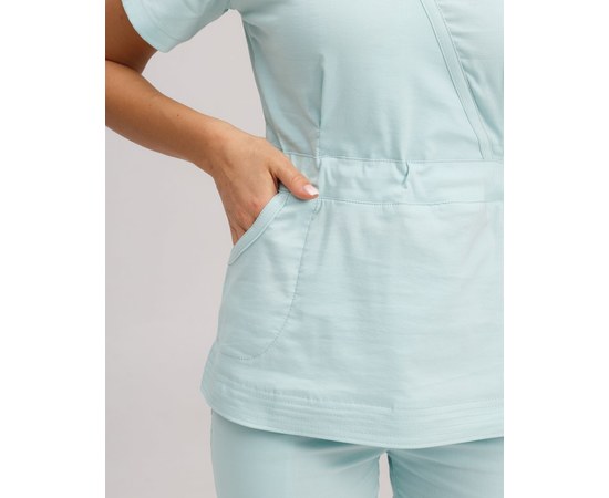 Изображение 5 Women's medical suit Rio mint s. 44, "WHITE ROBE" 135-332-715, Size: 44, Color: mint