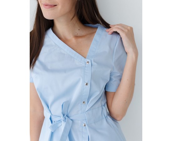 Изображение 5 Women's medical suit Naomi azure s. 42, "WHITE ROBE" 331-462-679, Size: 42, Color: azure