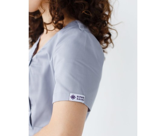 Изображение 5 Women's medical suit Naomi gray s. 52, "WHITE ROBE" 331-328-679, Size: 52, Color: grey