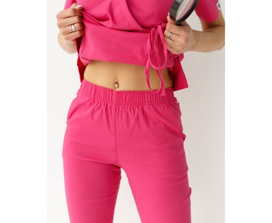 Изображение 3 Women's medical suit Rio pink s. 52, "WHITE ROBE" 135-337-707, Size: 52, Color: pink
