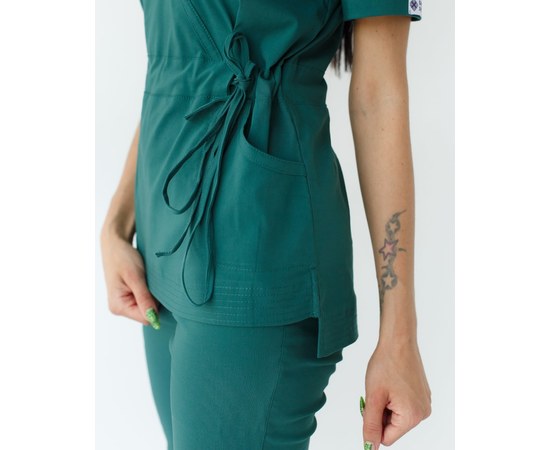 Изображение 5 Women's medical suit Rio green s. 40, "WHITE ROBE" 135-350-707, Size: 40, Color: green
