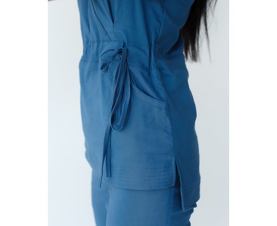 Изображение 5 Women's medical suit Rio blue s. 44, "WHITE ROBE" 135-322-707, Size: 44, Color: blue