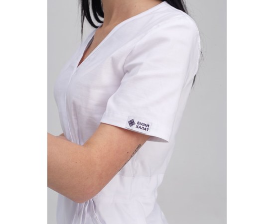 Изображение 5 Women's medical suit Rio white s. 42, "WHITE ROBE" 135-324-707, Size: 42, Color: white