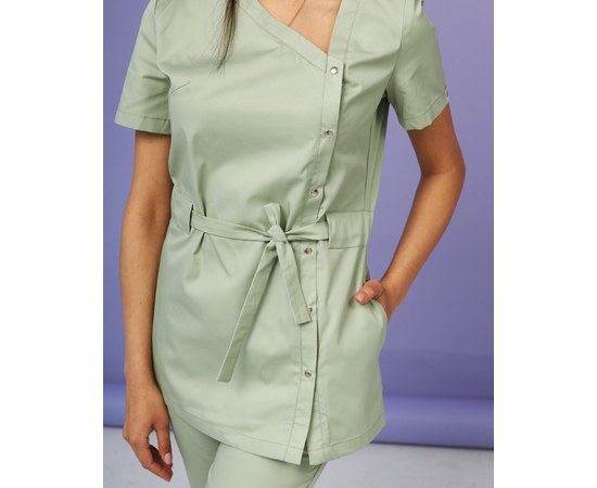 Изображение 7 Women's medical suit Naomi pistachio s. 40, "WHITE ROBE" 331-396-679, Size: 40, Color: pistachio